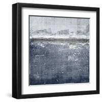 Navy Hue 2-Denise Brown-Framed Art Print