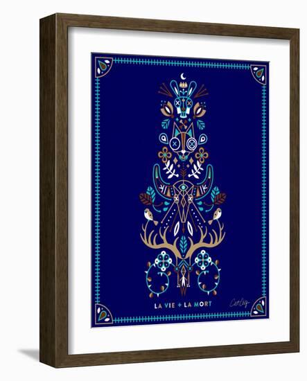 Navy LaMort-Cat Coquillette-Framed Art Print