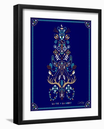 Navy LaMort-Cat Coquillette-Framed Art Print