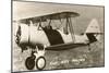 Navy N3N Trainer Biplane-null-Mounted Art Print