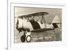 Navy N3N Trainer Biplane-null-Framed Premium Giclee Print