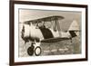 Navy N3N Trainer Biplane-null-Framed Premium Giclee Print