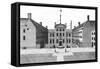 Navy Office Broad St-B Cole-Framed Stretched Canvas