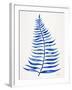 Navy Palm Leaf-Cat Coquillette-Framed Giclee Print