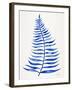 Navy Palm Leaf-Cat Coquillette-Framed Giclee Print