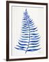 Navy Palm Leaf-Cat Coquillette-Framed Giclee Print