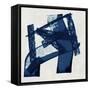 Navy Paths I-null-Framed Stretched Canvas