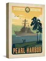 Navy Pearl Harbor-null-Stretched Canvas