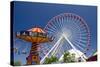 Navy Pier Along the Shores of Lake Michigan, Chicago, Illinois-Cindy Miller Hopkins-Stretched Canvas