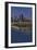 Navy Pier and Chicago Skyline - NO TEXT-Lantern Press-Framed Art Print