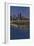 Navy Pier and Chicago Skyline - NO TEXT-Lantern Press-Framed Art Print