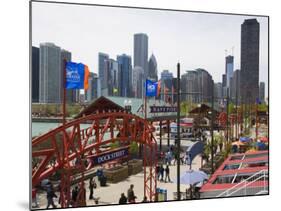 Navy Pier, Chicago Illinois, United States of America, North America-Amanda Hall-Mounted Photographic Print