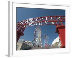 Navy Pier, Chicago, Illinois, United States of America, North America-Robert Harding-Framed Photographic Print