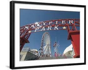 Navy Pier, Chicago, Illinois, United States of America, North America-Robert Harding-Framed Photographic Print