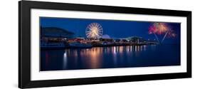 Navy Pier Fireworks Chicago I L-Steve Gadomski-Framed Photographic Print