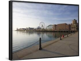 Navy Pier, Lake Michigan, Chicago, Illinois, United States of America, North America-Amanda Hall-Framed Photographic Print