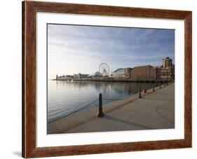 Navy Pier, Lake Michigan, Chicago, Illinois, United States of America, North America-Amanda Hall-Framed Photographic Print