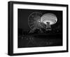 Navy Pier Nights Chicago BW-Steve Gadomski-Framed Premium Photographic Print
