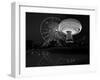 Navy Pier Nights Chicago BW-Steve Gadomski-Framed Photographic Print