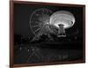 Navy Pier Nights Chicago BW-Steve Gadomski-Framed Photographic Print