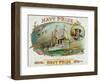 Navy Pride Brand Cigar Box Label-Lantern Press-Framed Art Print