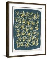 Navy Queen Anne Lace-Cat Coquillette-Framed Giclee Print