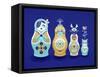 Navy Russian Dolls-Cat Coquillette-Framed Stretched Canvas