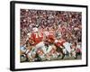 Navy's Quarterback Roger Staubach in Action Vs. Texas U-George Silk-Framed Premium Photographic Print