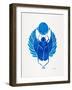 Navy Scarab-Cat Coquillette-Framed Art Print