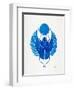 Navy Scarab-Cat Coquillette-Framed Art Print