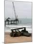 Navy Seabees Dismantling an Elevated Causeway Modular-Stocktrek Images-Mounted Photographic Print