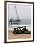 Navy Seabees Dismantling an Elevated Causeway Modular-Stocktrek Images-Framed Photographic Print