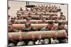 Navy SEAL Candidates Train with a 600-Pound Log, 2011-null-Mounted Photo