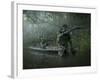 Navy SEALs Navigate the Waters in a Folding Kayak During Jungle Warfare Operations-Stocktrek Images-Framed Photographic Print