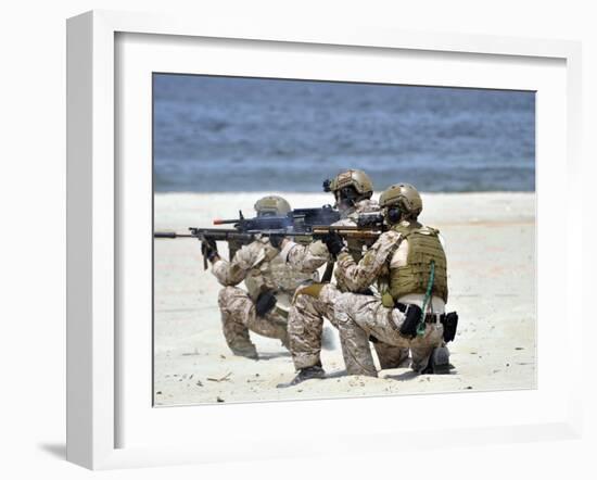 Navy SEALs Participate in a Capabilities Exercise-Stocktrek Images-Framed Photographic Print