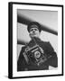 Navy Soldier Holding Camera-George Strock-Framed Photographic Print