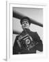 Navy Soldier Holding Camera-George Strock-Framed Photographic Print