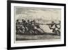 Navy Versus Army, the Tug of War at Hong-Kong-null-Framed Giclee Print