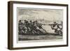 Navy Versus Army, the Tug of War at Hong-Kong-null-Framed Giclee Print