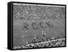 Navy vs. Notre Dame Football Game Half Time Tribute to its Legendary Coach, the Late Knute Rockne-Frank Scherschel-Framed Stretched Canvas