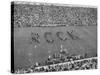 Navy vs. Notre Dame Football Game Half Time Tribute to its Legendary Coach, the Late Knute Rockne-Frank Scherschel-Stretched Canvas