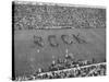 Navy vs. Notre Dame Football Game Half Time Tribute to its Legendary Coach, the Late Knute Rockne-Frank Scherschel-Stretched Canvas