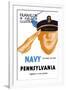 Navy vs. Pennslyvania-null-Framed Art Print