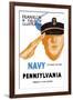 Navy vs. Pennslyvania-null-Framed Art Print