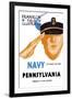 Navy vs. Pennslyvania-null-Framed Art Print