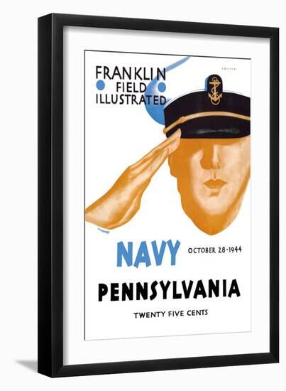 Navy vs. Pennslyvania-null-Framed Art Print