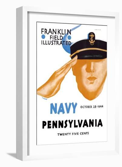 Navy vs. Pennslyvania-null-Framed Art Print