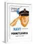 Navy vs. Pennslyvania-null-Framed Art Print