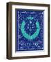 Navy Wolf-Cat Coquillette-Framed Art Print