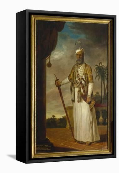 Nawab of Arcot and the Carnatic, India-Tilly Kettle-Framed Stretched Canvas